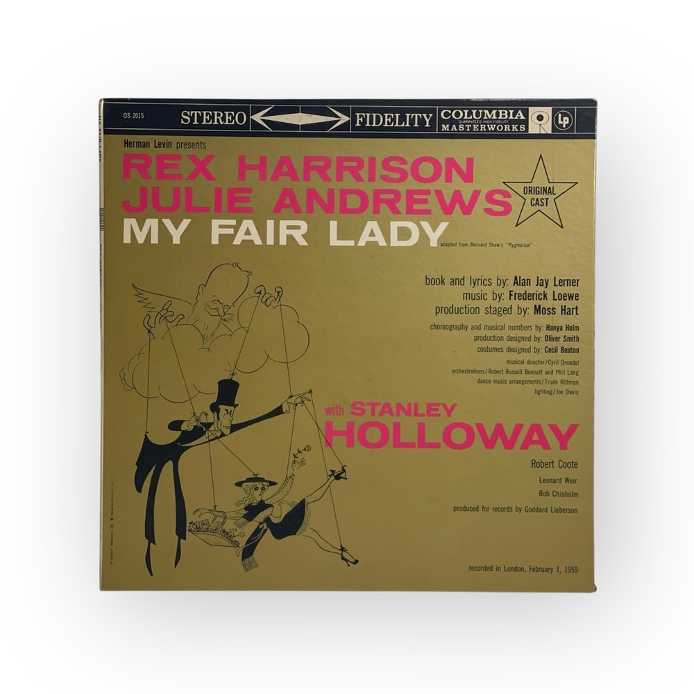 Vintage Vinyl: My Fair Lady Soundtrack 𖦹 Julie Andrews 𖦹 Columbia Records 𖦹 1959
